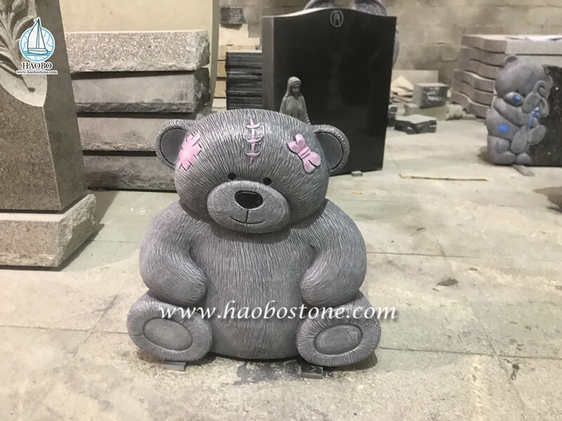cartoon teddy bear carving