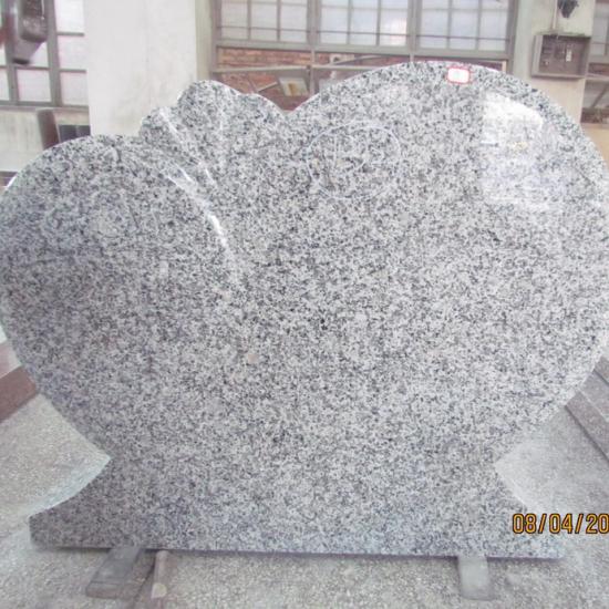 G640 Grey Granite Customized Gravestone