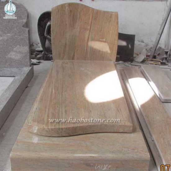 Raw Silk Gravestone for Cremation