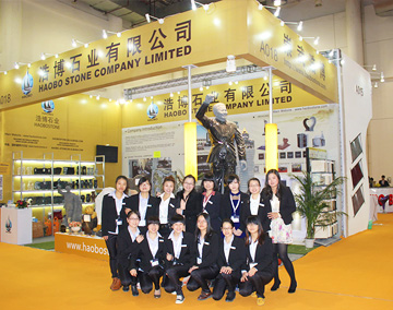  Haobo Stein besucht 2014. Xiamen Steinmesse