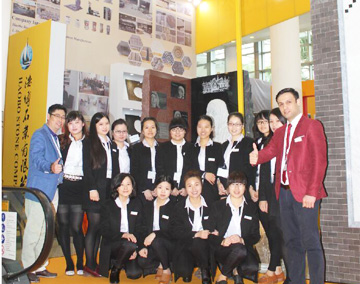  Haobo Stein besucht 2015. Xiamen Steinmesse