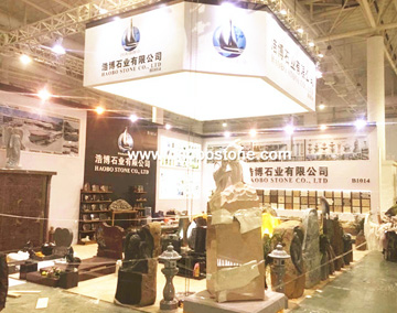 Haobo Stein besucht 2017. Xiamen Steinmesse